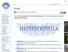 Tablet Screenshot of heimskringla.no